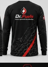 Camiseta técnica manga larga · vista espalda